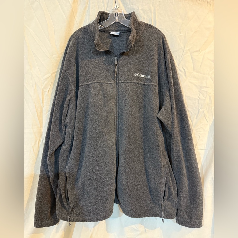Columbia Men's Charcoal Zip-Up Sweater